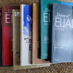 DOSARUL ELIADE-MIRCEA HANDOCA , 8 VOL , DEDICATIE PE FIECARE VOLUM