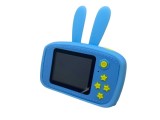 Jucaria camera foto iepuras albastru pentru copii cu ecran color