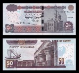 EGIPT █ bancnota █ 50 Pounds █ 2023/10/2 █ P-75 █ UNC █ necirculata