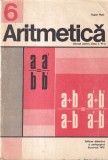 Manual Aritmetica Clasa a VI-a Eugen Rusu Editura Didactica Si Pedagogica 1976 Brosat 16x24 cm