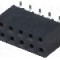 Conector 10 pini, seria {{Serie conector}}, pas pini 2.54mm, NINIGI - ZL264-10DG