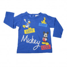 Bluza cu maneca lunga pentru baieti Sun City Mickey Mouse ET0098, Albastru foto