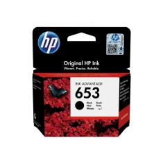 HP 653 Black , Cartus Cerneala Original HP 3YM75AE BHK, 6 ml, 360 pagini
