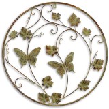 Decoratiune cu fluturi din fier forjat RZ-293