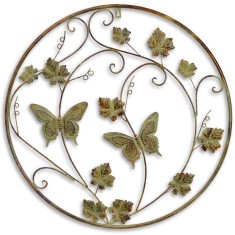 Decoratiune cu fluturi din fier forjat RZ-293