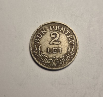 2 lei 1924 Poissy Patina foto