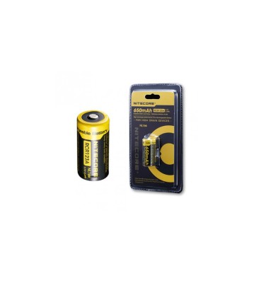 Nitecore RCR123A Li-ion NL166 650mAh 3.7V-Conținutul pachetului 1 Bucată foto