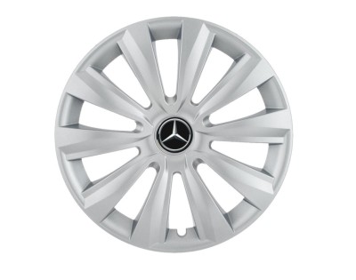 Set 4 capace roti Delta cromat R15 pentru gama auto Mercedes foto