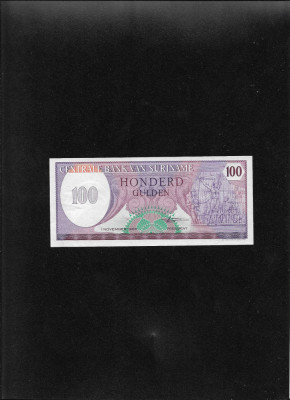 Surinam Suriname 100 gulden 1985 seria0632048526 foto