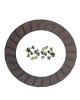 Set 2 Buc Ferodou Disc Ambreiaj 280x165x3.2 mm CATIC, Reconditionare Discuri Ambreiaj, Negauret, Cu Nituri