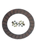 Disc Ambreiaj FERODO 203x130x3.8 mm, Set 2 Bucati, CATIC, Reconditionare Discuri Ambreiaj, Negaurit cu Nituri