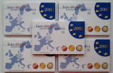 Colectie completa monede Germania 2002 - Proof - G 3609, Europa