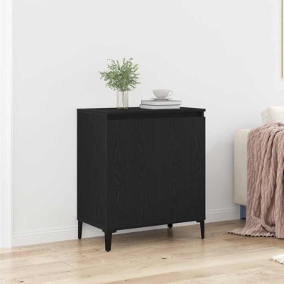 vidaXL Bufet Negru 60 x 35 x 70 cm Lemn compozit 862594 foto