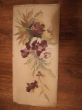 Flori, ulei pe carton, 44x20 cm, Realism