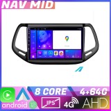 Navigatie dedicata Jeep Compass 2017 Android 12, 4GB RAM, 64GB, CarPlay