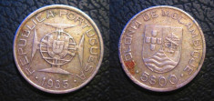 Mozambic _ 5 escudos _ 1935 _ moneda din argint , rara foto