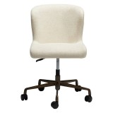 Cumpara ieftin Scaun birou bej Danform Glam Simply Beige Boucle