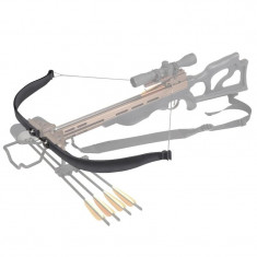 Set brate arbaleta recurve EK Archery Desert Hawk Black foto