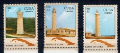 Cuba 1980 - Faruri, serie neuzata foto