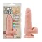 Dildo cu un corp realist si testicule, prevazut cu ventuza The Glad Eye 14cm