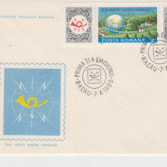 FDCR - Ziua marcii postale romanesti - cu 2 viniete - LP1225a - an 1989