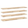 Rafturi plutitoare 4 buc. 120x30x2cm lemn masiv acacia netratat, DKD Home Decor