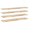 Rafturi plutitoare 4 buc. 120x30x2cm lemn masiv acacia netratat