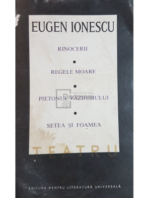 Eugen Ionescu - Teatru, vol. 2 (editia 1968) foto