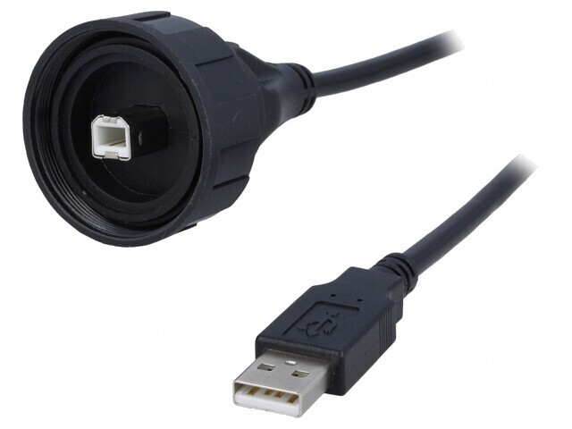 Cablu-adaptor USB A la USB B etanș 2M