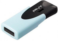 Memorie USB PNY Attache 4 Pastel, 64GB, USB 2.0, Albastru foto