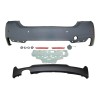 Set bara spate BMW Seria 4 GC (F36), 12.2013-, cu catadioptri, cu gauri senzori parcare; grunduit, de vopsit; type M-Tech; cu spoiler; cu iesiri evac
