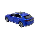 Macheta metal Audi Q8 albastru replica 1:32 sunet si lumini