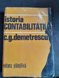 Istoria contabilitatii - C.G. Demetrescu