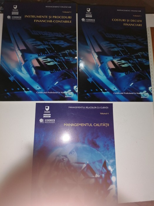 CARTE / CARTI MANAGEMENT FINANCIAR ,MANAGEMENTUL CALITATII, PRET PER BUCATA ...
