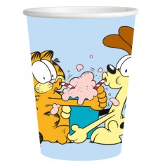 Set 8 pahare Garfield 250 ml foto