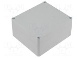 Carcasă universală KRADEX polistiren gri 115mm x 125mm x 58mm