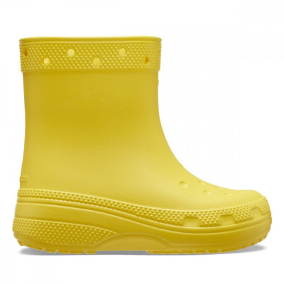 Cizme Crocs Classic Boot Kids Galben - Sunflower foto