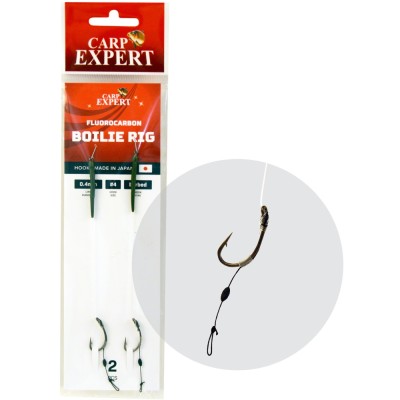 Montura Crap Fluorocarbon Carp Expert Boilie Rig Nr.4, 2buc/pac foto