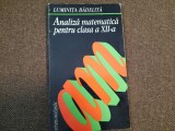 LUMINITA BADELITA ANALIZA MATEMATICA PENTRU CLASA A XII A REZOLVAREA PROBLEMELOR