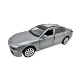 Macheta BMW Seria 7 1:34 replica metal usi deschise cu resort gri