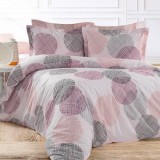 Lenjerie de pat creponata 100% bumbac (crep36) cu husa