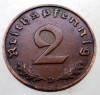 2.983 GERMANIA 2 REICHSPFENNIG 1937 D, Europa, Bronz