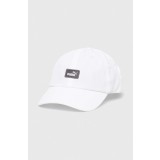 Puma șapcă de baseball din bumbac culoarea alb, cu imprimeu 2366901