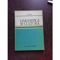 LINGVISTICA SI CULTURA - D. MACREA