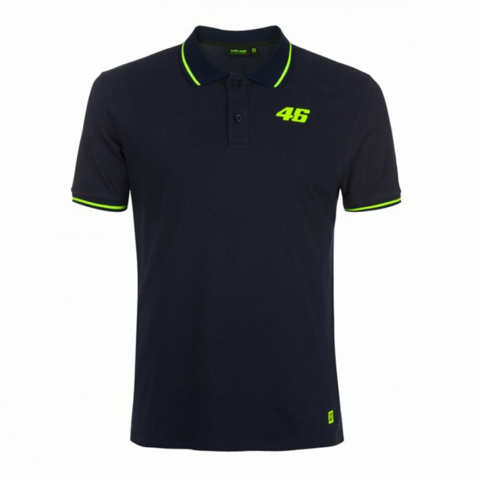 Valentino Rossi tricou polo VR46 - Core black 2022 - XL