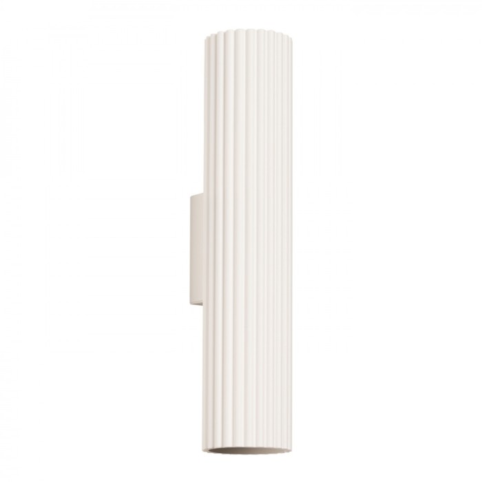 Lampă De Perete Karbon Bej Din Aluminiu Cu 2 Becuri Tub Minimalistă De Interior.