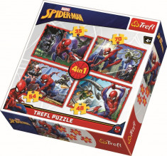 Puzzle Trefl 4In1 in Spider-Man foto