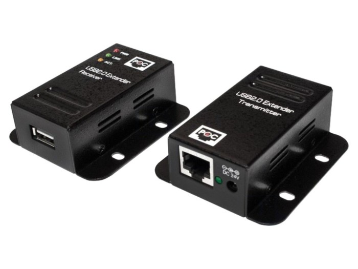 Cablu Extender USB 2.0 RJ45, USB A/B