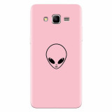 Husa silicon pentru Samsung Grand Prime, Pink Alien
