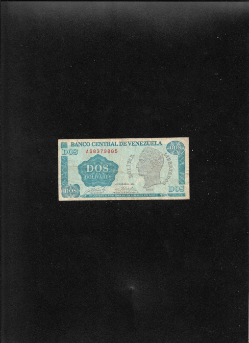 Venezuela 2 bolivari bolivares 1989 seria8379885